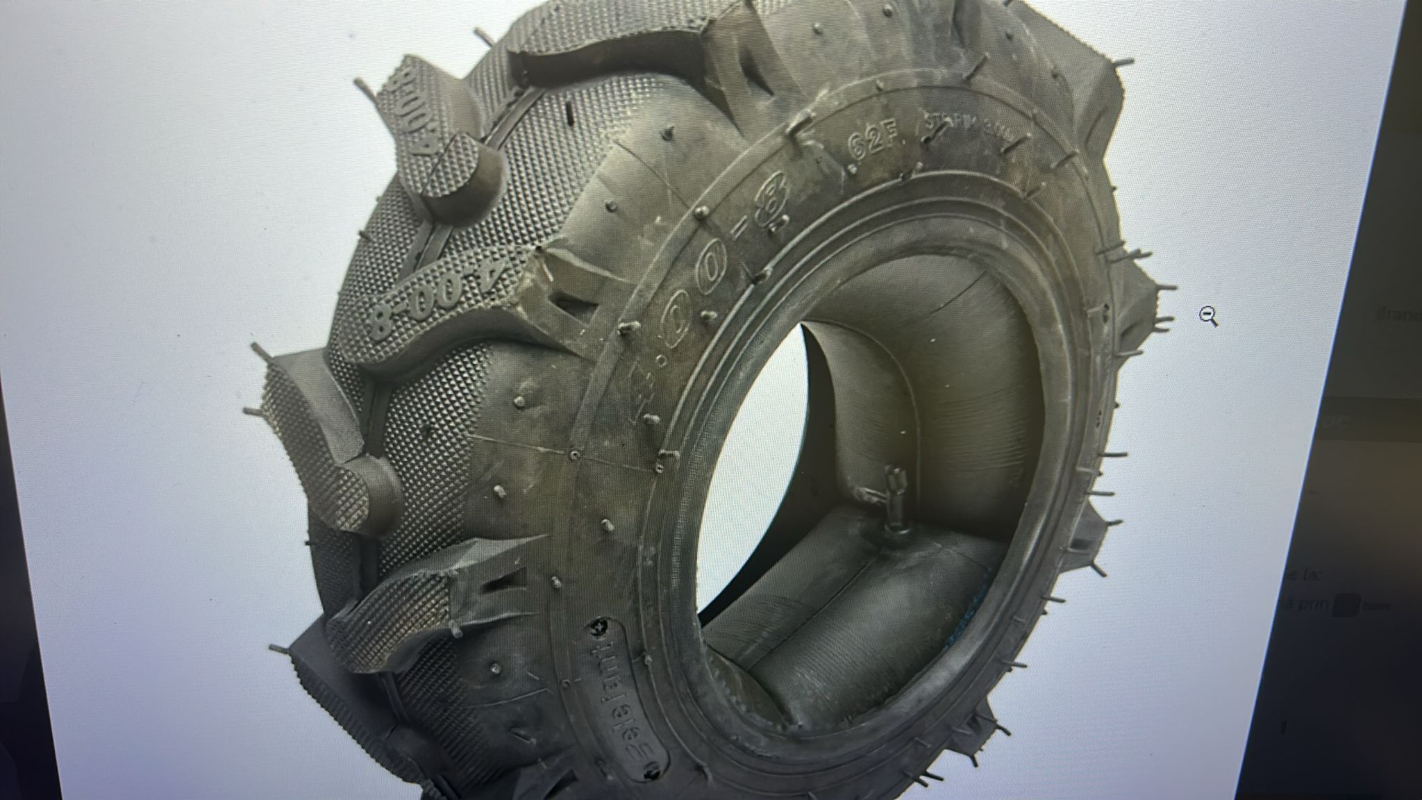 00052 ANVELOPA 400/8+CAMERA MOTOCULTOR